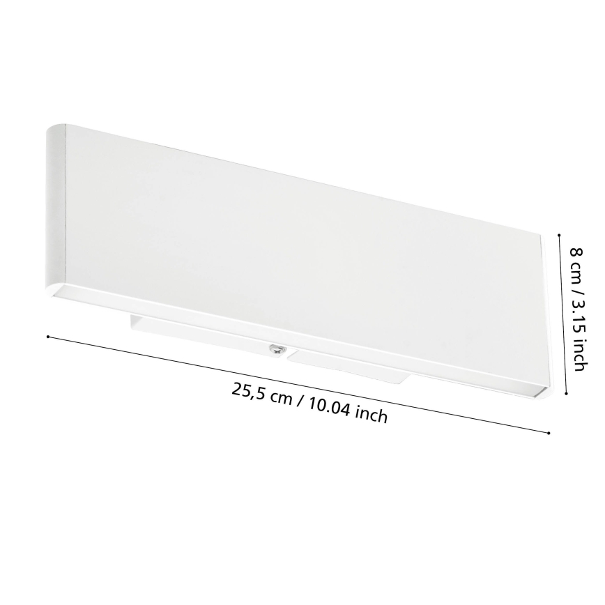 Eglo - LED wand verlichting 2xLED/5,4W/230V