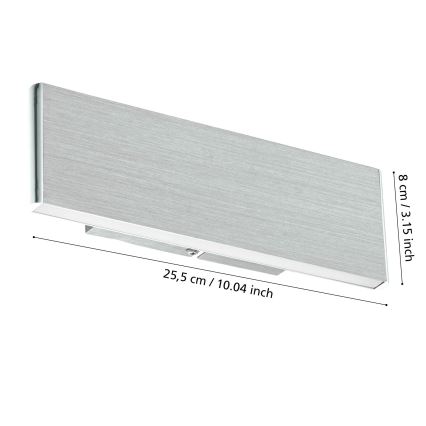 Eglo - LED wand verlichting 2xLED/5,4W/230V