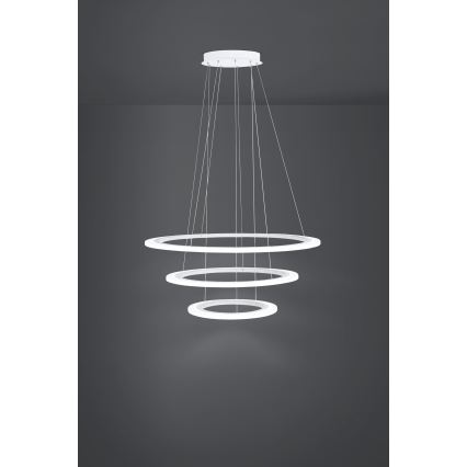 Eglo - Dimbare LED hanglamp aan een koord 1xLED/45W/230V + 1xLED/33W + 1xLED/19,5W