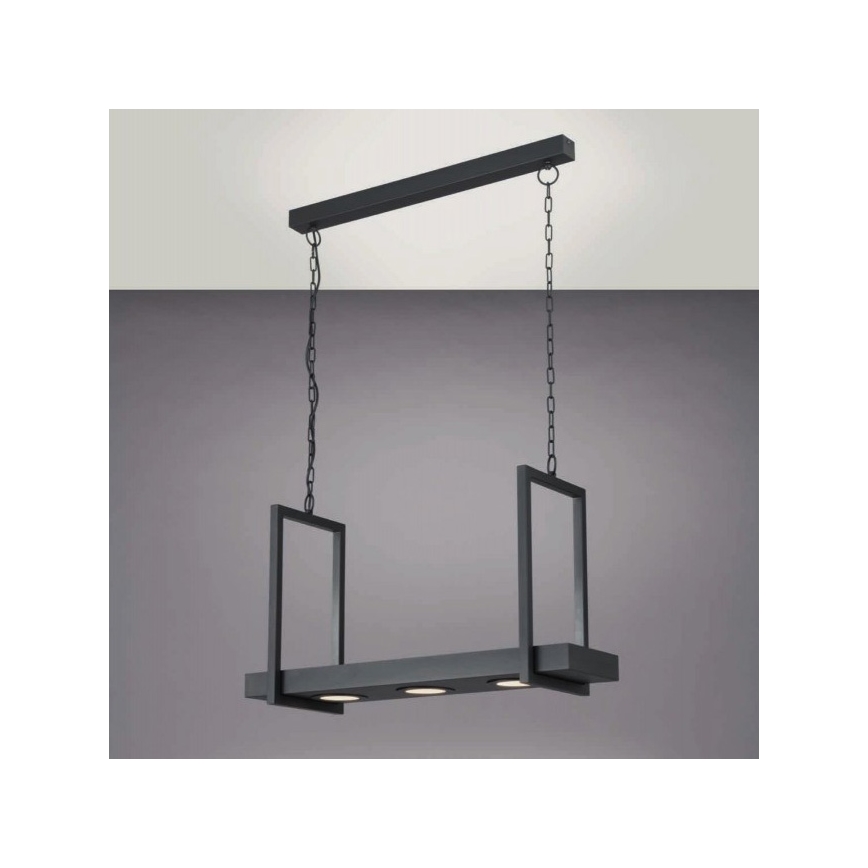 Eglo - LED RGB Hanglamp aan ketting dimbaar 3xLED/6W/230V + afstandsbediening