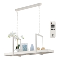 Eglo 39302 - CALAMONA LED RGBW dimbare kroonluchter aan ketting met plank, 5xLED/6W/230V + afstandsbediening