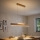 Eglo 39344 - LED-hanglamp aan kabel CLIMENE LED/17W/230V + LED/4,2W eiken