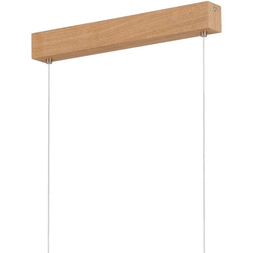 Eglo 39344 - LED-hanglamp aan kabel CLIMENE LED/17W/230V + LED/4,2W eiken