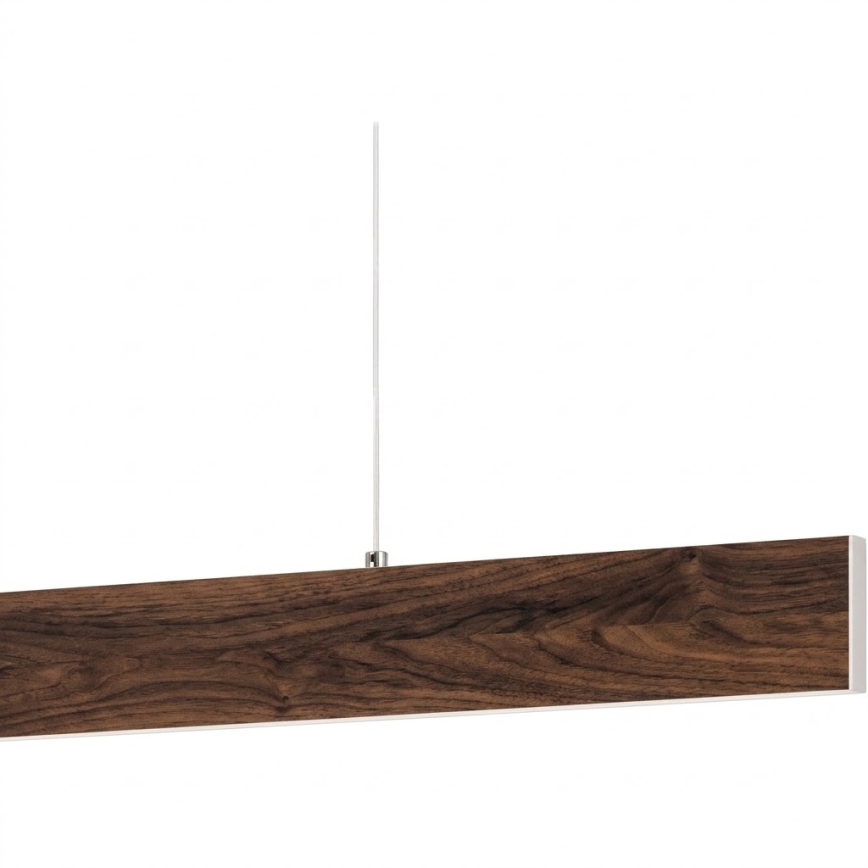 Eglo - LED-dimbare hanglamp aan kabel LED/21W/230V + LED/8,4W walnoot