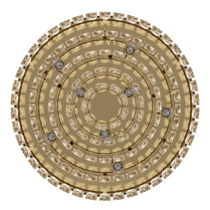 Eglo - Plafond Lamp 8xE14/40W/230V goud