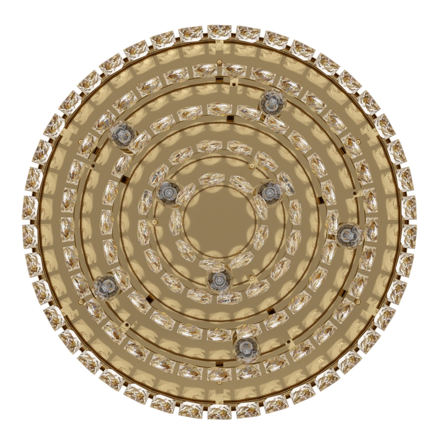 Eglo - Plafond Lamp 8xE14/40W/230V goud