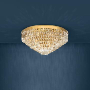 Eglo 39459 - Plafondlamp VALPARAISO 16xE14/40W/230V goudkleurig