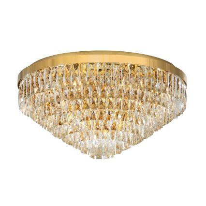 Eglo 39459 - Plafondlamp VALPARAISO 16xE14/40W/230V goudkleurig