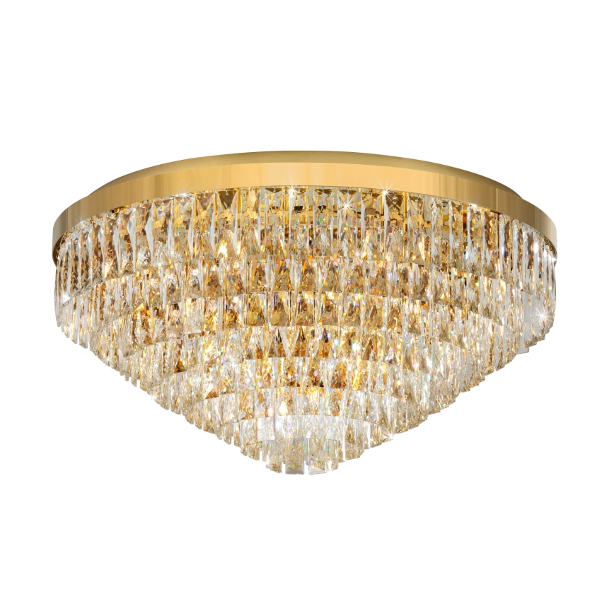 Eglo 39459 - Plafondlamp VALPARAISO 16xE14/40W/230V goudkleurig