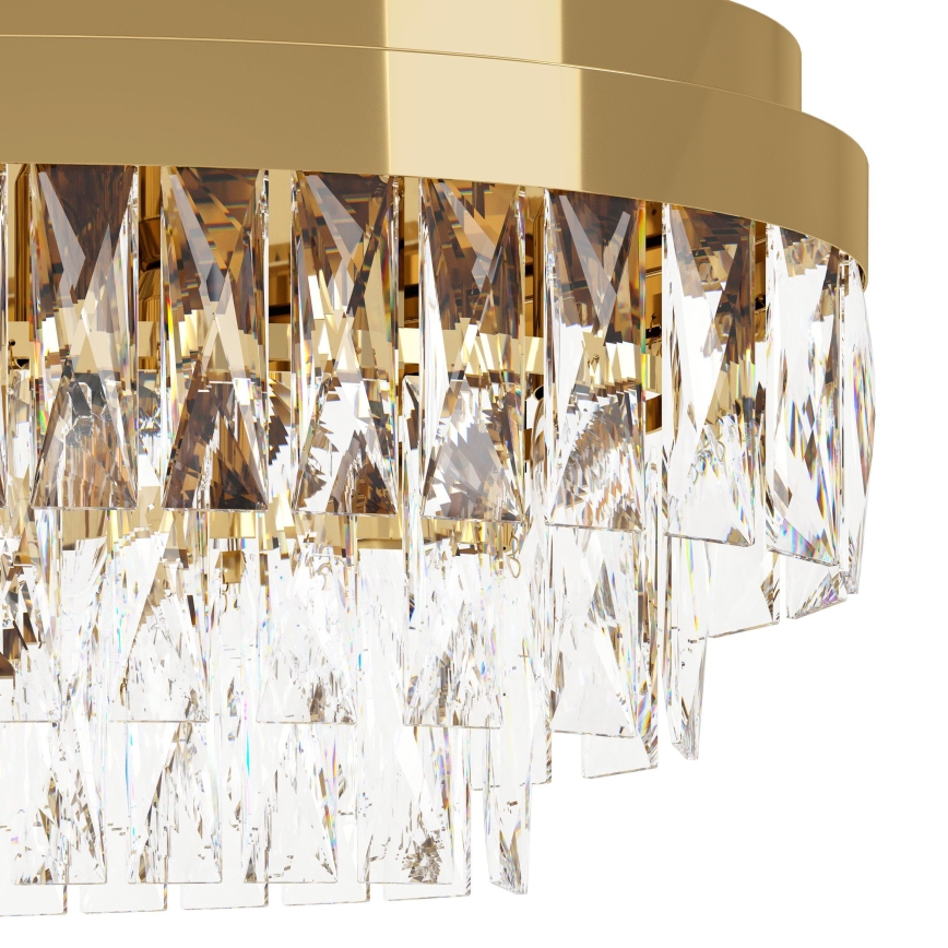 Eglo - Hanglamp aan een ketting 10xE14/40W/230V goud