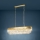 Eglo 39463 - Hanglamp aan een ketting VALPARAISO 13xE14/40W/230V goudkleurig