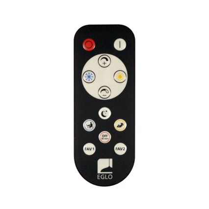 Eglo - LED Plafondlamp dimbaar LED/27W/230V + afstandsbediening