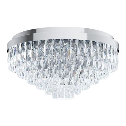 Eglo 39491 - Plafondlamp VALPARAISO 11xE14/40W/230V glanzend chroom