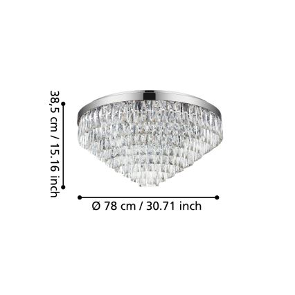 Eglo - Plafond Lamp 16xE14/40W/230V