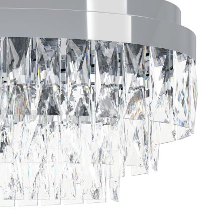Eglo 39494 - Hanglamp aan een ketting VALPARAISO 10xE14/40W/230V glanzend chroom