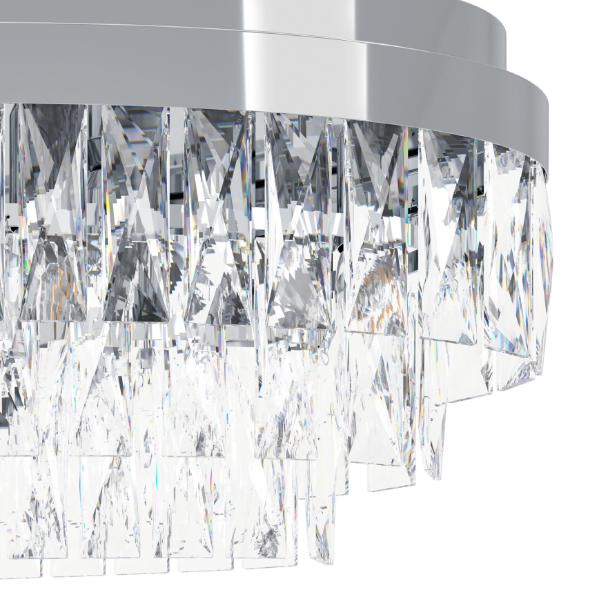 Eglo 39494 - Hanglamp aan een ketting VALPARAISO 10xE14/40W/230V glanzend chroom