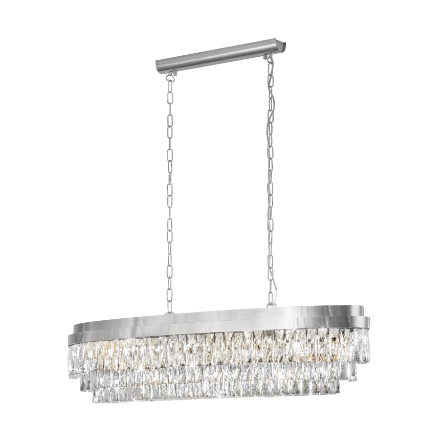Eglo - Hanglamp aan een ketting 13xE14/40W/230V glanzend chroom