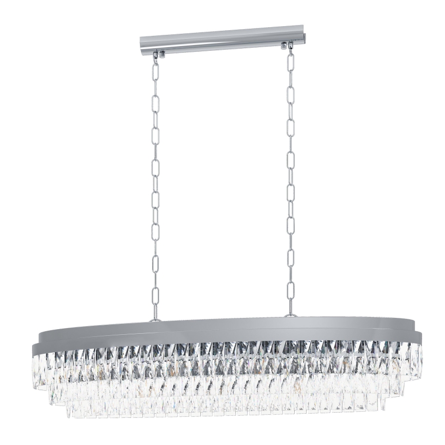 Eglo - Hanglamp aan een ketting 13xE14/40W/230V glanzend chroom