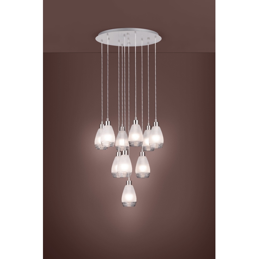Eglo - Hanglamp aan koord 10xE27/60W/230V