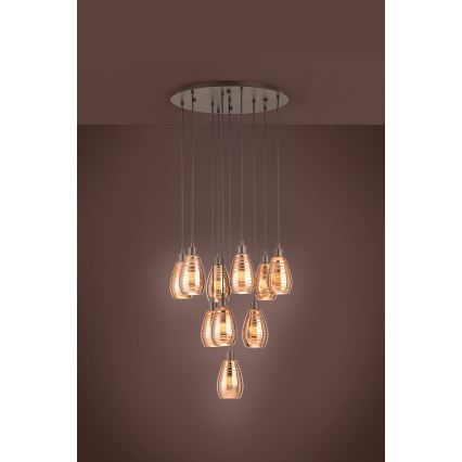 Eglo - Hanglamp aan koord 10xE27/60W/230V