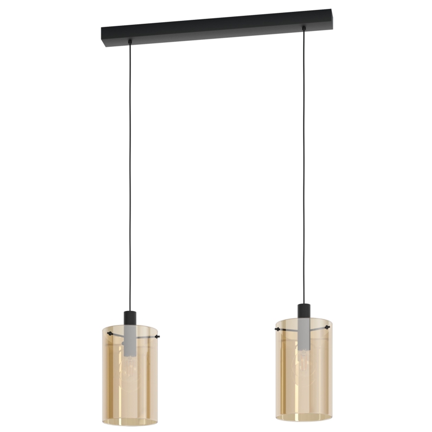 Eglo - Hanglamp aan een koord 2xE27/40W/230V