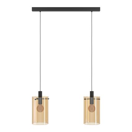 Eglo - Hanglamp aan een koord 2xE27/40W/230V