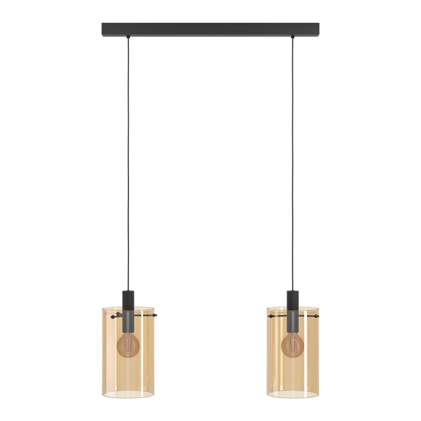 Eglo - Hanglamp aan een koord 2xE27/40W/230V