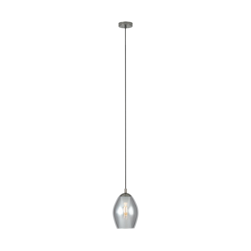 Eglo - Hanglamp aan een koord 1xE27/60W/230V gerookt