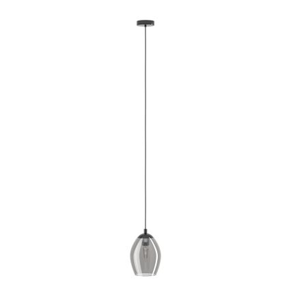 Eglo - Hanglamp aan een koord 1xE27/60W/230V gerookt