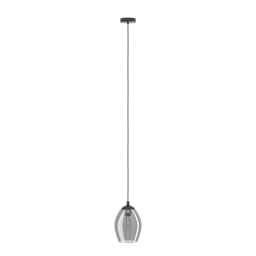 Eglo - Hanglamp aan een koord 1xE27/60W/230V gerookt