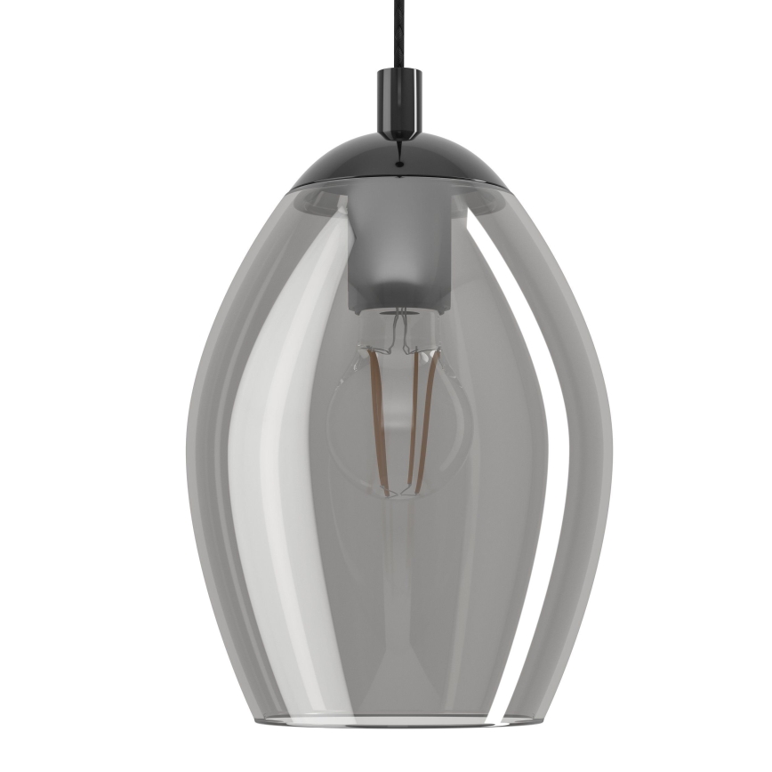 Eglo - Hanglamp aan een koord 4xE27/60W/230V gerookt