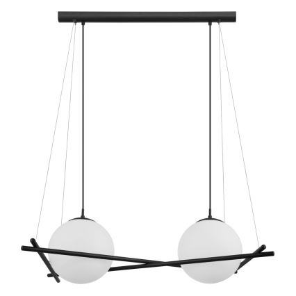 Eglo 39592 - Hanglamp met snoer SALVEZINAS 2xE27/25W/230V