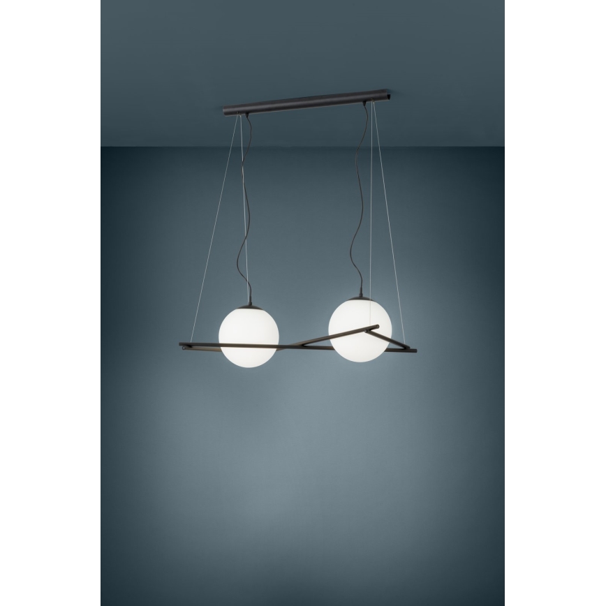 Eglo 39592 - Hanglamp met snoer SALVEZINAS 2xE27/25W/230V