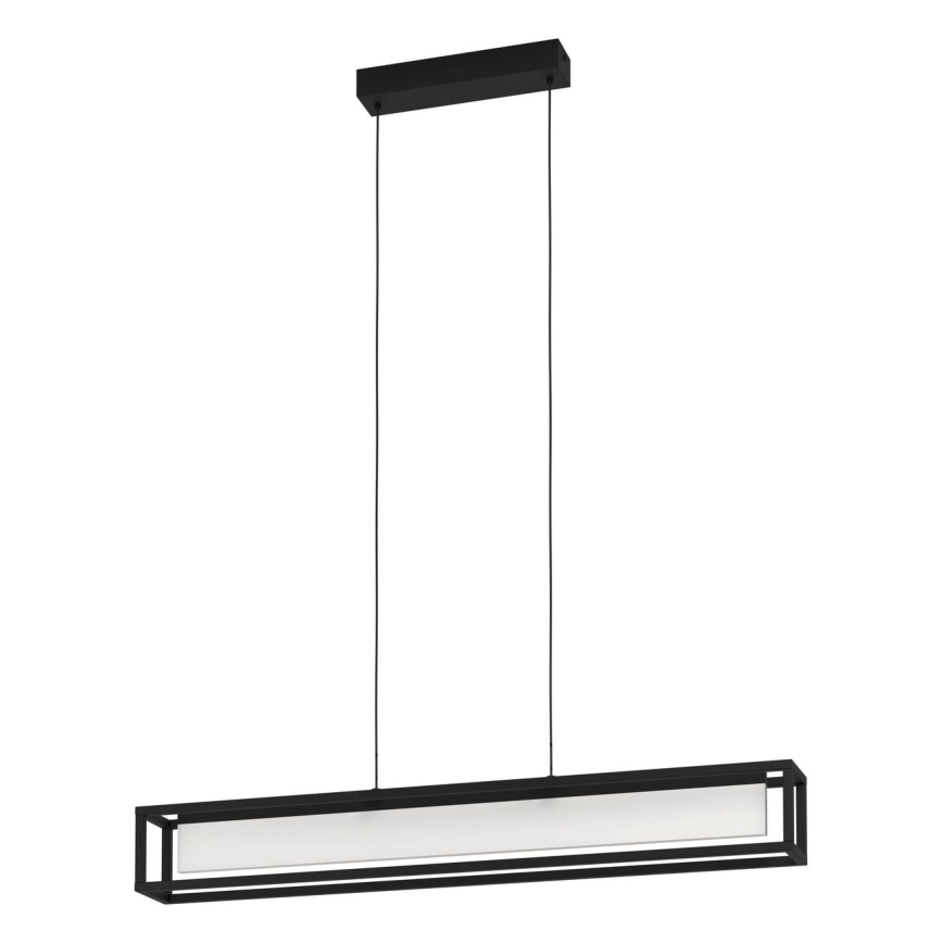 Eglo 39629 - Dimbare LED-hanglamp met kabel GUALAJO LED/27W/230V zwart