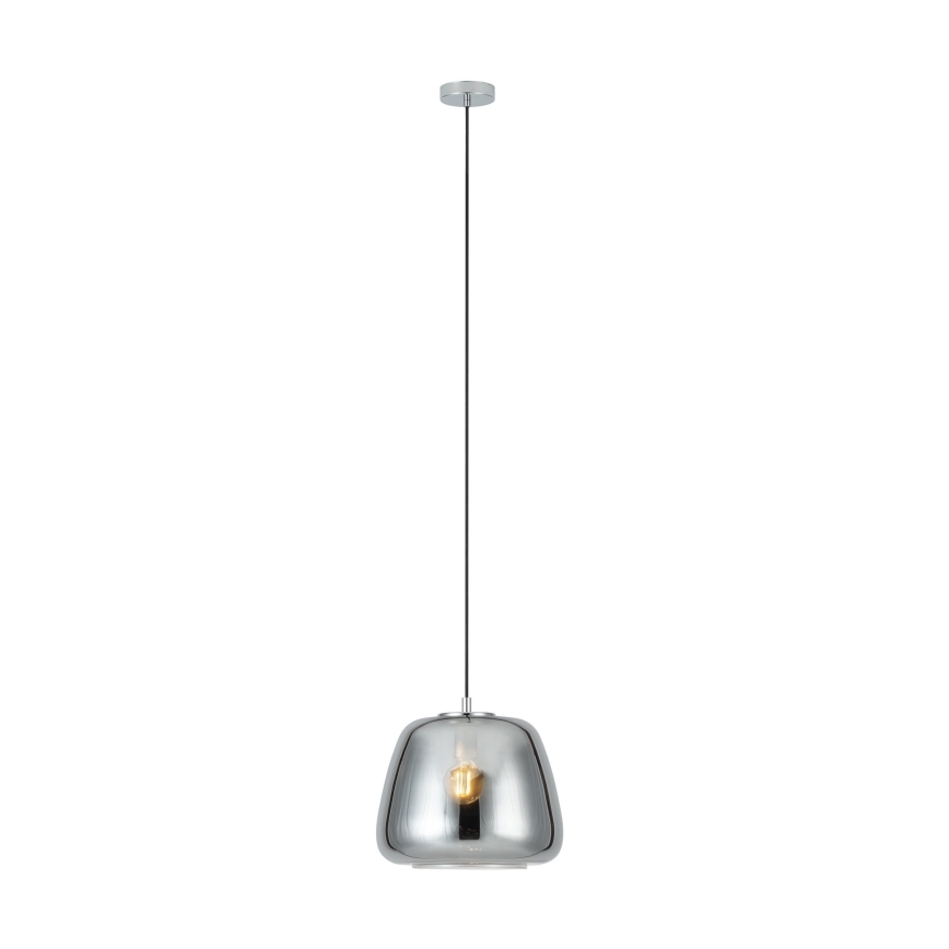 Eglo - Hanglamp aan een koord 1xE27/40W/230V diameter 35 cm gerookt