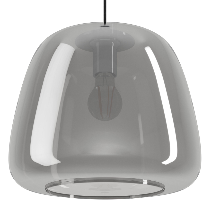 Eglo - Hanglamp aan een koord 1xE27/40W/230V diameter 35 cm gerookt