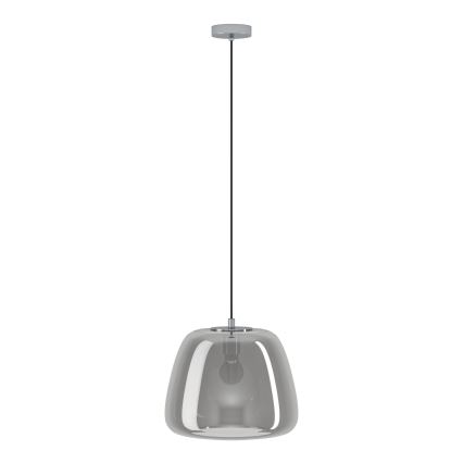 Eglo - Hanglamp aan een koord 1xE27/40W/230V diameter 35 cm gerookt