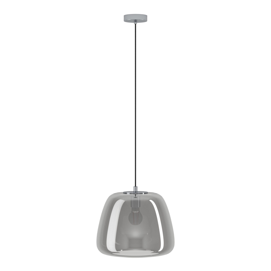 Eglo - Hanglamp aan een koord 1xE27/40W/230V diameter 35 cm gerookt