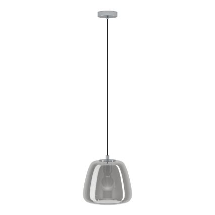Eglo - Hanglamp aan een koord 1xE27/40W/230V diameter 26 cm gerookt