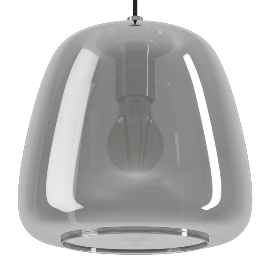 Eglo - Hanglamp aan een koord 3xE27/40W/230V gerookt