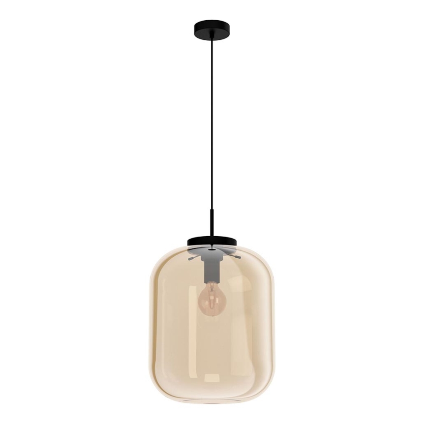 Eglo - Hanglamp aan een koord 1xE27/40W/230V d. 35 cm beige