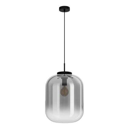 Eglo - Hanglamp aan een koord 1xE27/40W/230V diameter 35 cm gerookt