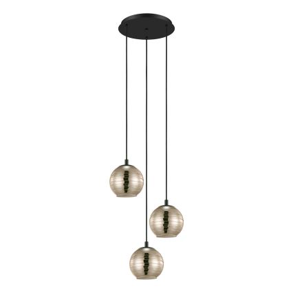 Eglo - Hanglamp aan een koord 3xE27/40W/230V