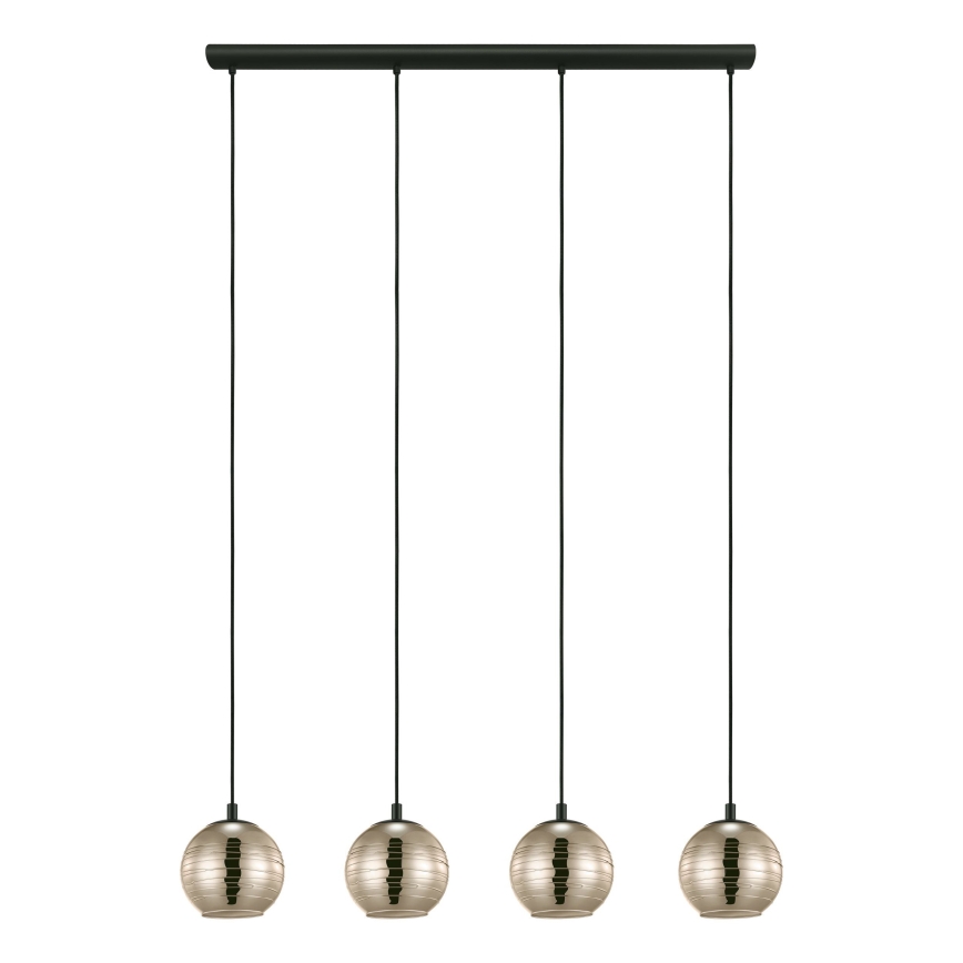 Eglo - Hanglamp aan een koord 4xE27/40W/230V