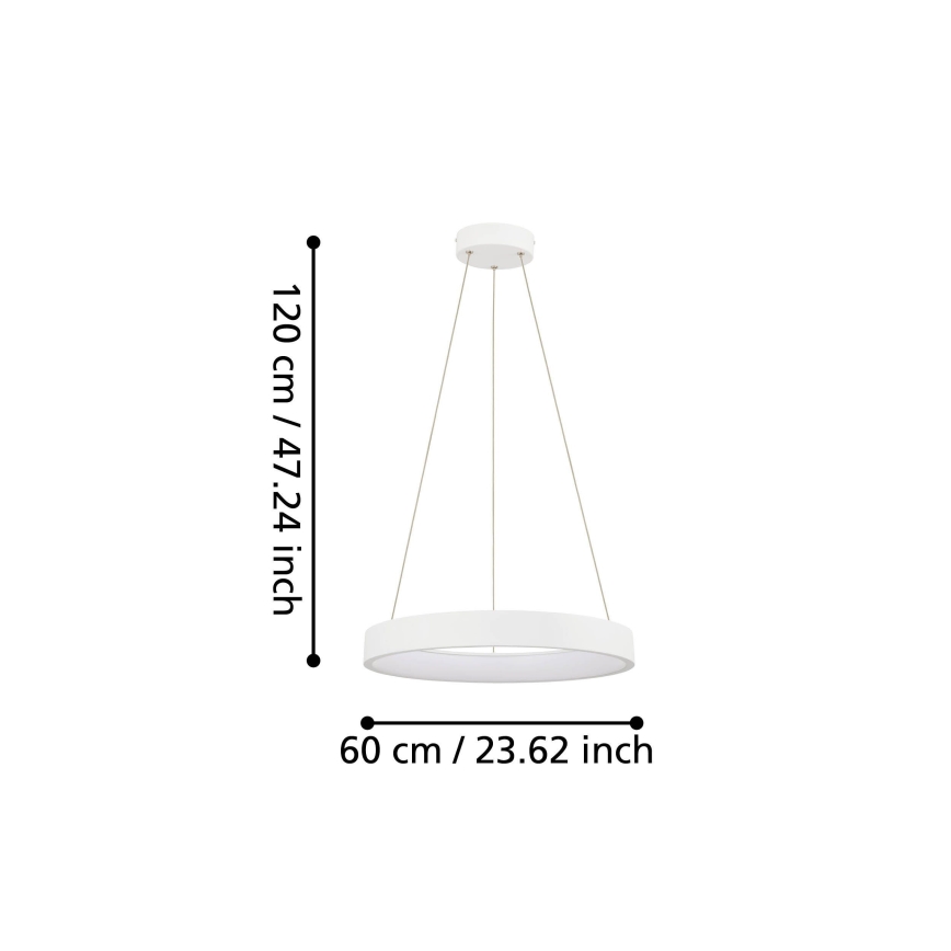 Eglo - Dimbare LED Hanglamp aan een koord LED/34W/230V