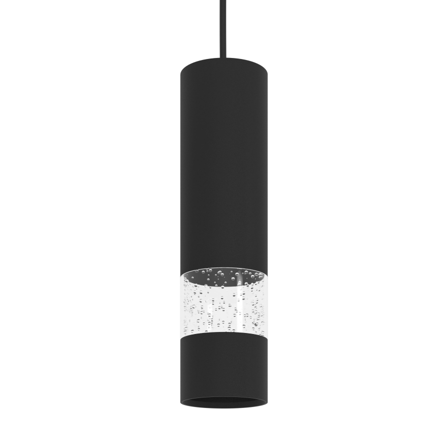 Eglo - LED Hanglamp aan een koord 1xGU10/4,6W/230V zwart