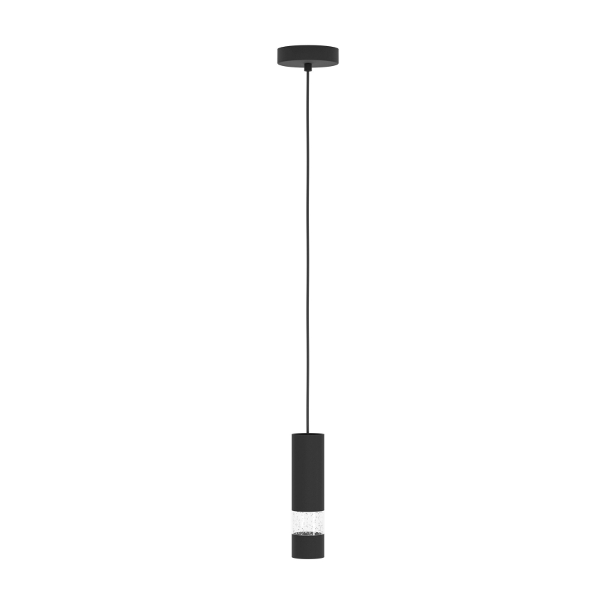 Eglo - LED Hanglamp aan een koord 1xGU10/4,6W/230V zwart