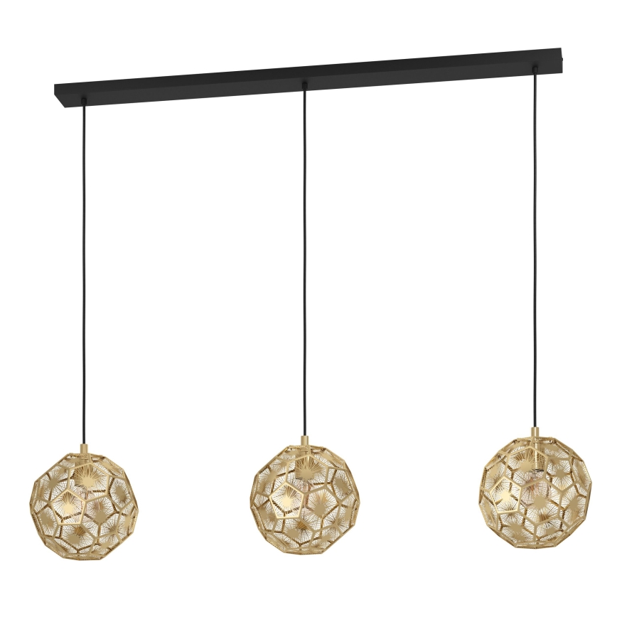 Eglo - Hanglamp aan een koord 3xE27/60W/230V
