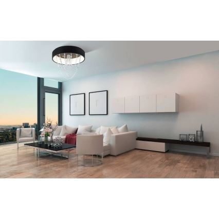 Eglo - Dimbare LED Plafond Lamp LED/34W/230V + 6xLED/5,4W + afstandsbediening