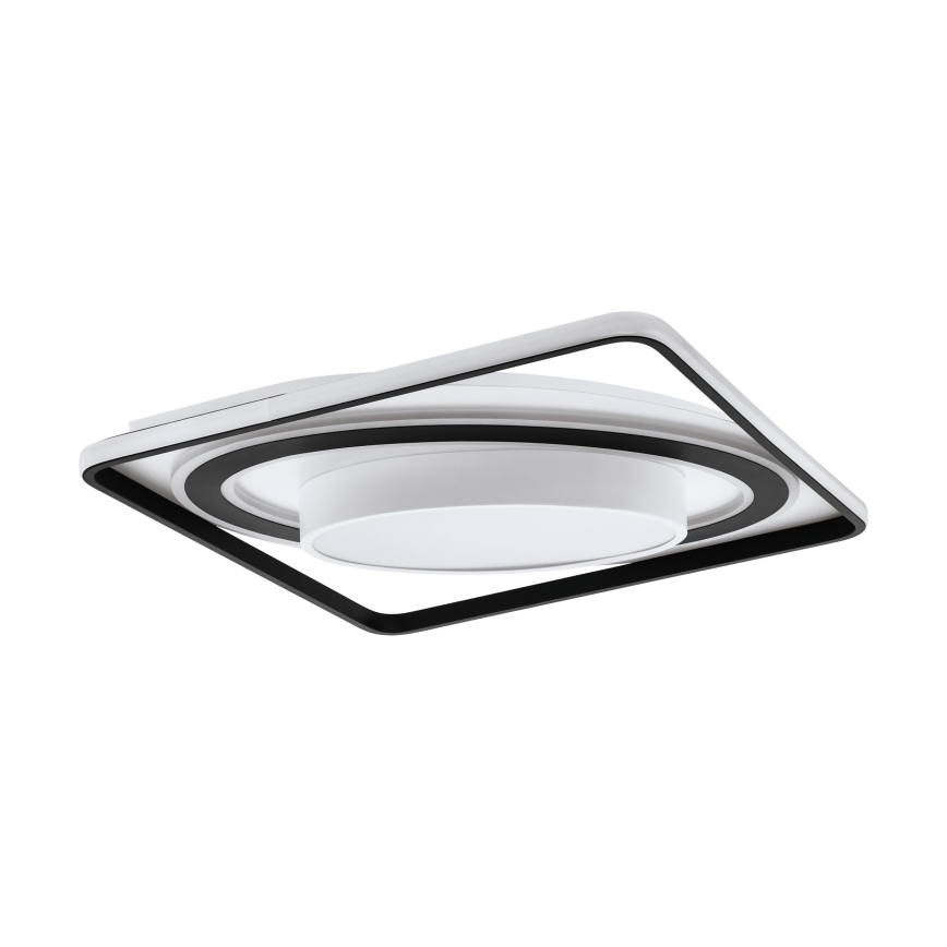 Eglo - Dimbare LED Plafondlamp LED/21,5W/230V + LED/10,5W + LED/3W 3000-6500K zwart + afstandsbediening